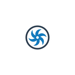 Boat propellers icon