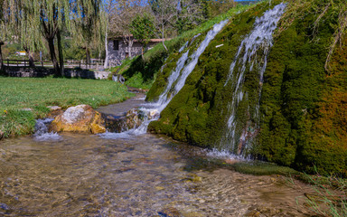 River Park of Santa Maria del Molise, Isernia. The pond.  It is a real pearl immersed in the hills,...