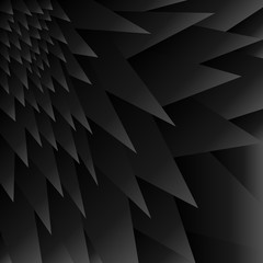 black background prickle vector illustration