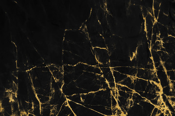 Black and gold marble texture design for cover book or brochure, poster, wallpaper background or realistic business and design artwork.	