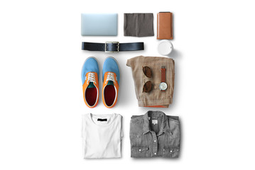 Concept on the topic of fashion and clothes