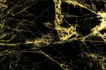 Black and gold marble texture design for cover book or brochure, poster, wallpaper background or realistic business and design artwork.	