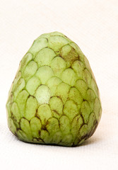 great custard apple on white background