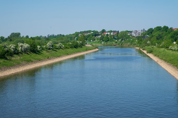 Fototapeta premium Weser am Badener Berg