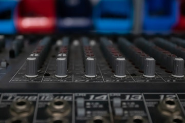mixing console