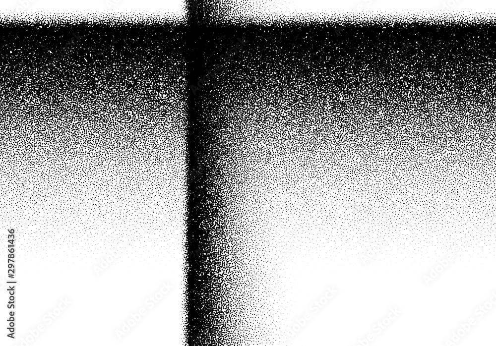 Aufkleber abstract background with layers of scattered dots