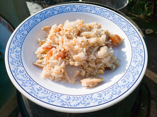 rice with chicken and vegetables