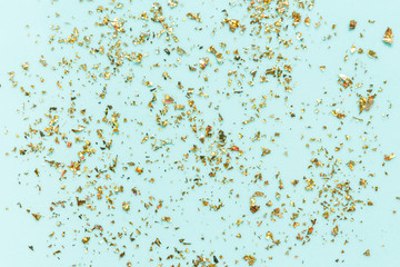Neo Mint festive background with glitter, abstract christmas background.