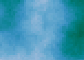 Abstract Cloud of Square algorithmic Generative Art background illustration