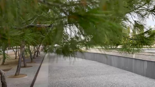 Some parks of madrid, the capital of Spain, filmed with a gimbal and handheld. Parque del Retiro, Parque Madrid Rio