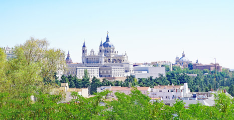 Paisaje urbano de Madrid, España, Europa