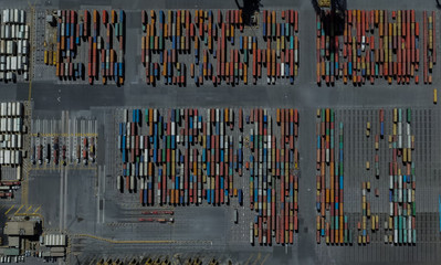 cargo port of Adelaide, Australia on the Gulf of St. Vincent