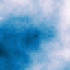 Abstract Cloud of Square Pixelart algorithmic Generative Art background illustration