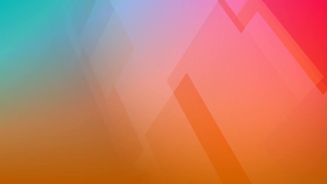 Translucent quadrangles on soft multicoloured background