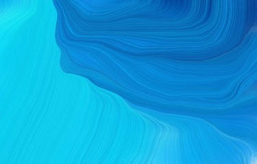 futuristic concept of connecting lines with dodger blue, strong blue and bright turquoise colors. good as background or backdrop wallpaper
