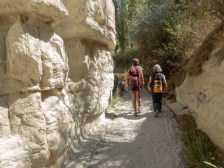 walking in Meskendir Valley cappadocia, Turkey