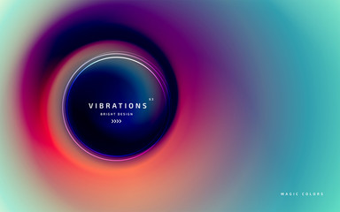 Abstract background with fluid colorful gradient