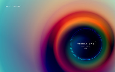 Abstract background with fluid colorful gradient