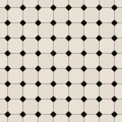 Bicolor floor of old European house, of a classic hotel, of a 19th-century health resort or spa, etc.