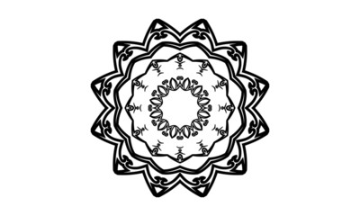 Floral ornament mandala vector pattern