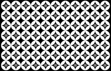 seamless geometric pattern of batik