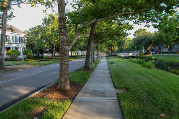 Orlando, Florida, Celebration, Osceola County's planned American architectural community, developed by The Walt Disney Company, connected to parks and resorts by World Drive.