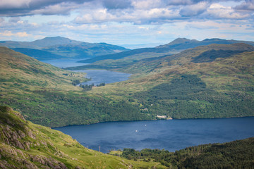Hiking in Scotland Ben Vane at Loch Lomond