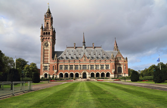 Peace Palace in The Hague, Holland