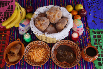 Ofrenda de D{ia de muertos