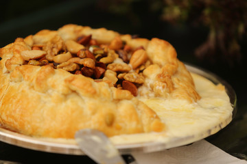 Queijo com castanhas