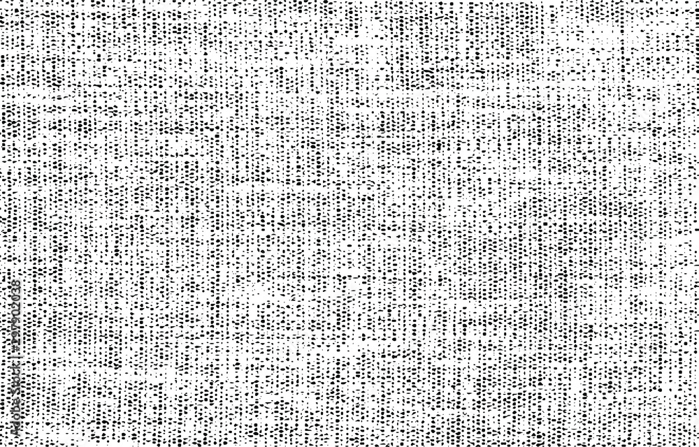 Poster vector fabric texture. distressed texture of weaving fabric. grunge background. abstract halftone ve