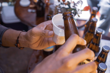 Craft Beer Booze Brew Alcohol Celebrate Refreshment. Party with friends and family.