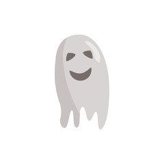 halloween ghost floating icon