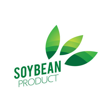 Vector logo of soybean and agricultural products