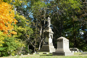 Beautiful Fall Day in the Cemetary