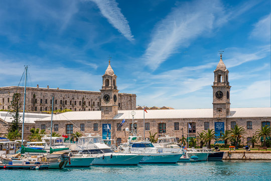 Nelson Dockyard Before Americas Cup