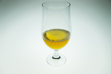 A glass of beer