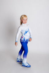 the girl on the figured skates