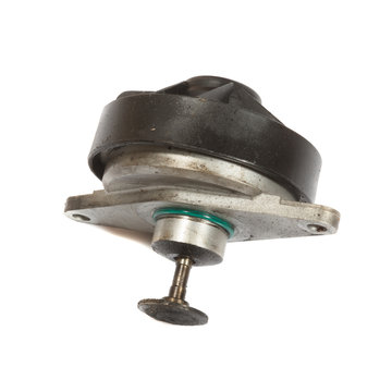 Image of EGR valve, car part isolated on white background