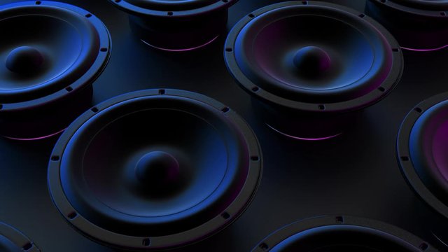 Speakers Audio Sound Rhythm Bass