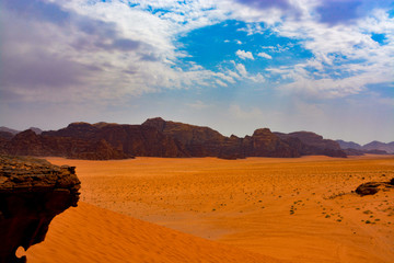 Wadi Rum desert in Jordan