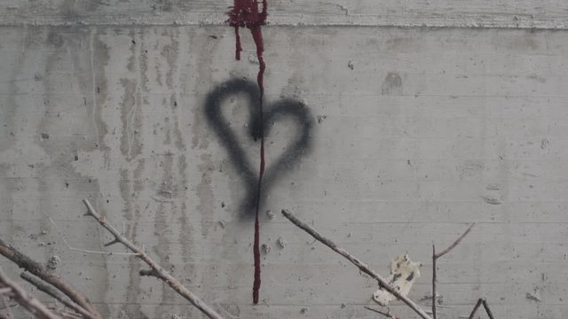 Cuore con sangue 