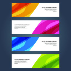 Fototapeta premium Vector Abstract design banner web template