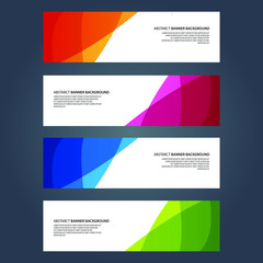 Fototapeta premium Vector Abstract design banner web template