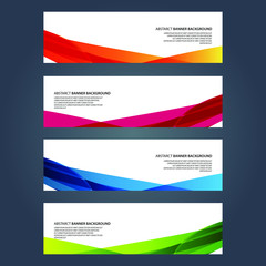 Fototapeta premium Vector Abstract design banner web template