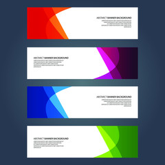 Vector Abstract design banner web template
