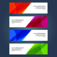 Fototapeta premium Vector Abstract design banner web template