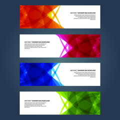 Vector Abstract design banner web template