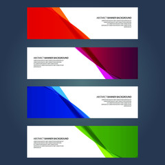 Vector Abstract design banner web template