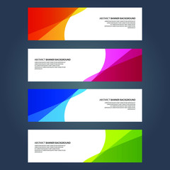 Vector Abstract design banner web template